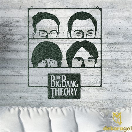 The Big Bang Theory T.B.B.T Design Metal Tablo